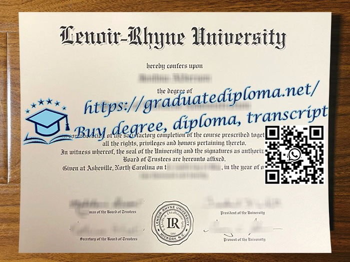 Lenoir–Rhyne University degree