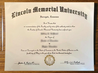 Lincoln Memorial University diploma