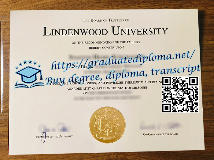 Lindenwood University diploma