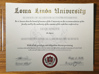 Loma Linda University diploma