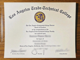 Los Angeles Trade–Technical College diploma