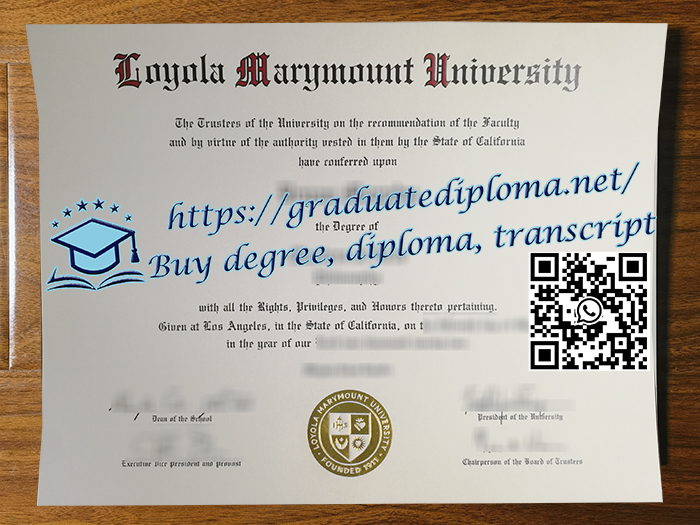 Loyola Marymount University degree