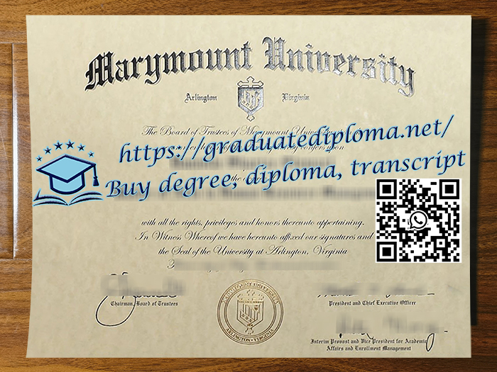 Marymount University degree