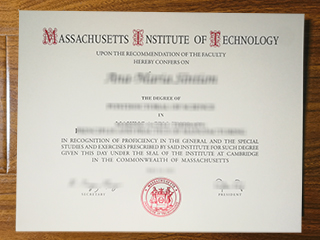 Massachusetts Institute of Technology diploma