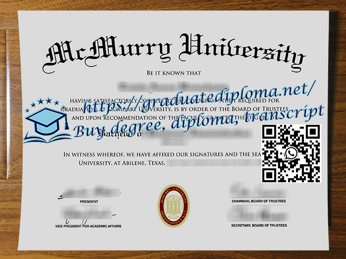 McMurry University degree