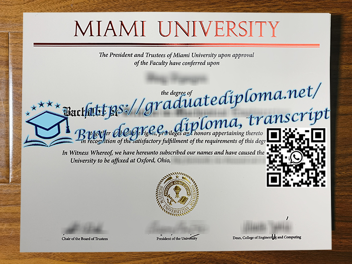 Miami University degree