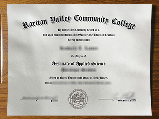 Raritan Valley Community College diploma