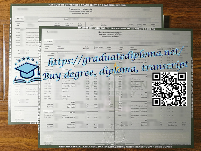 Rasmussen University transcript