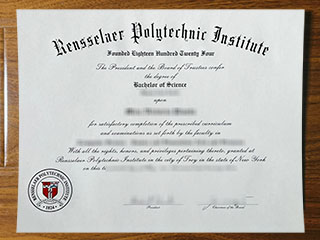 Rensselaer Polytechnic Institute diploma