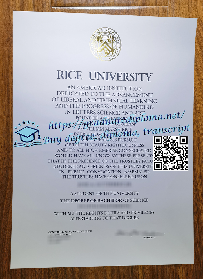 Rice University degree