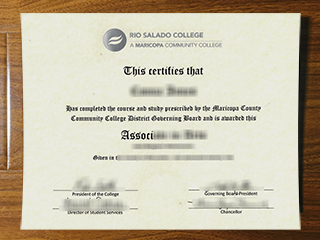 Rio Salado College diploma