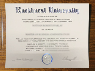 Rockhurst University diploma