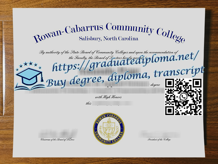 Rowan-Cabarrus Community College degree