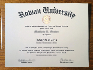 Rowan University diploma