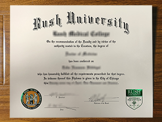 Rush University diploma