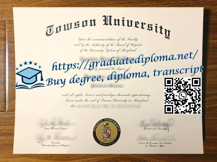 Towson University degree