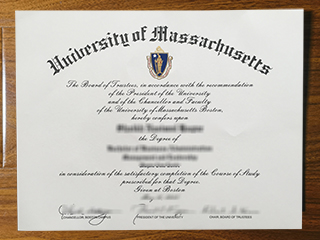 UMass Boston diploma