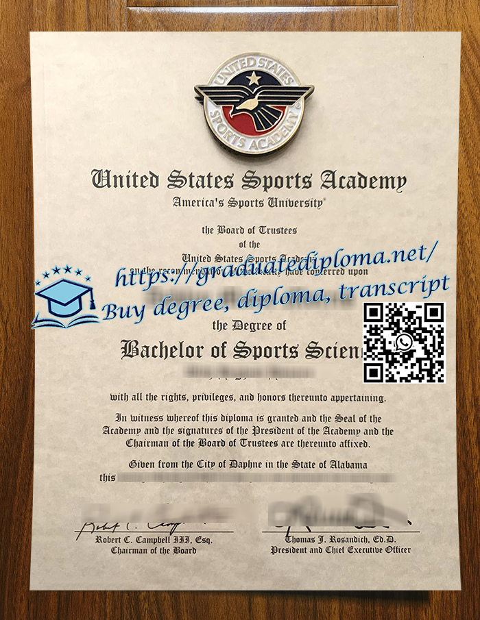 United States Sports Academy degree