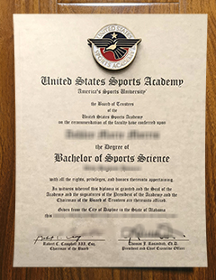 United States Sports Academy diploma