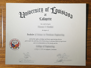 University of Louisiana at Lafayette diploma