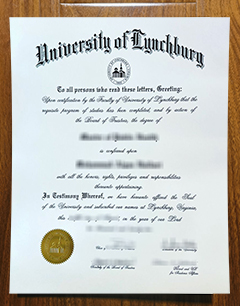 University of Lynchburg diploma