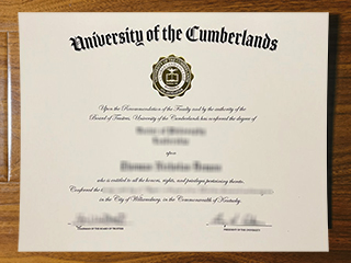 University of the Cumberlands diploma