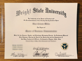 Wright State University diploma