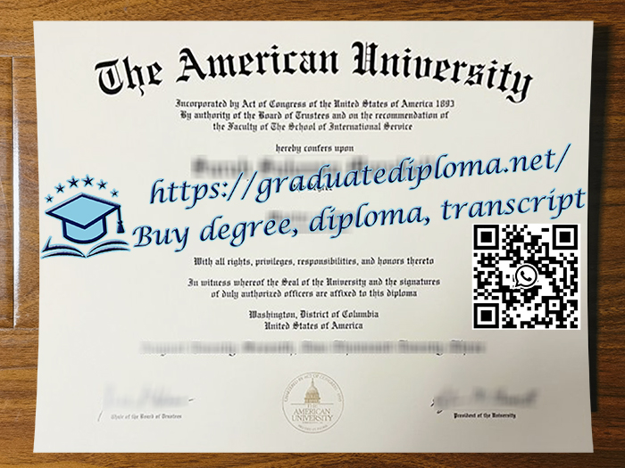 American University degree