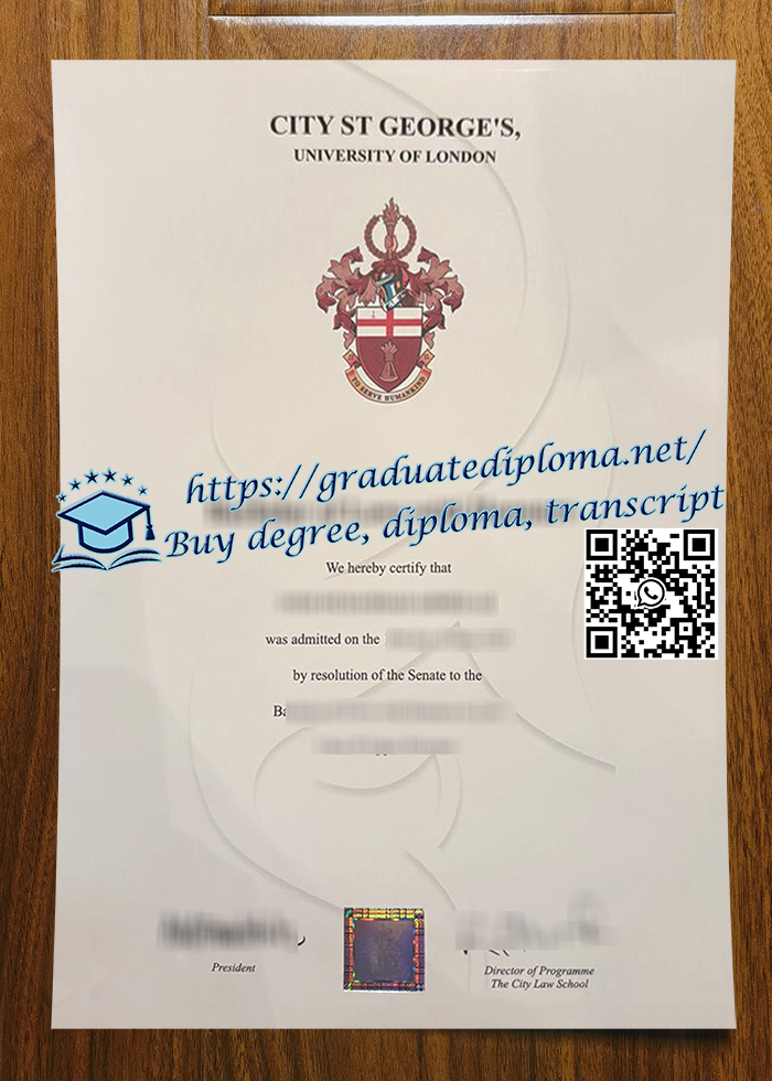City St George's, University of London diploma