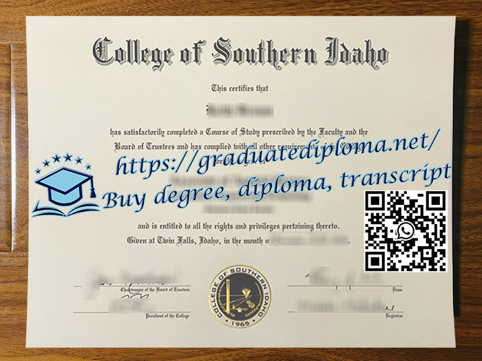 College of Southern Idaho degree