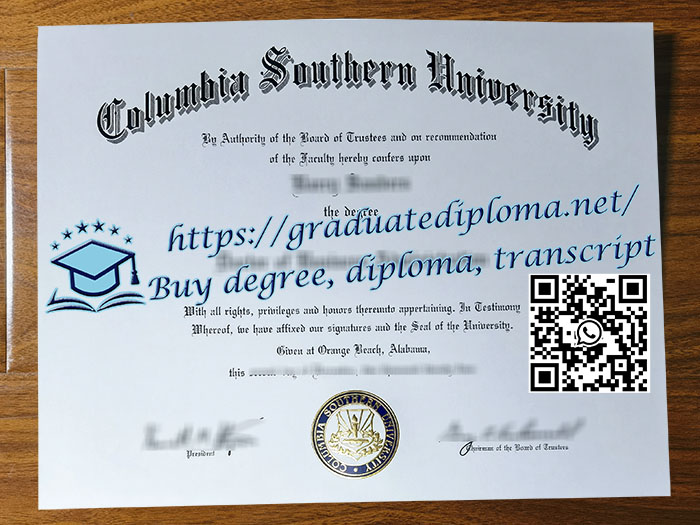 Columbia Southern University degree