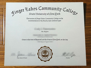 Finger Lakes Community College diploma