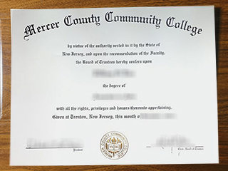 Mercer County Community College diploma