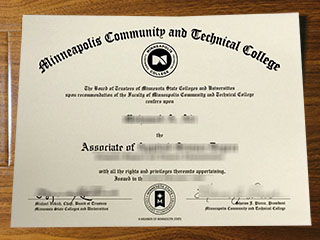 Minneapolis College diploma
