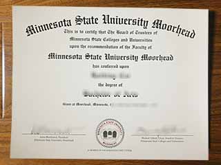 Minnesota State University Moorhead diploma