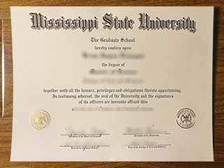 Mississippi State University diploma