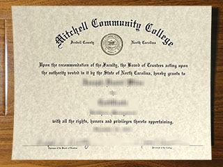 Mitchell Community College diploma