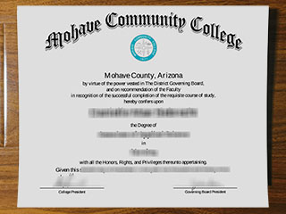 Mohave Community College diploma