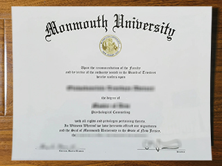 Monmouth University diploma