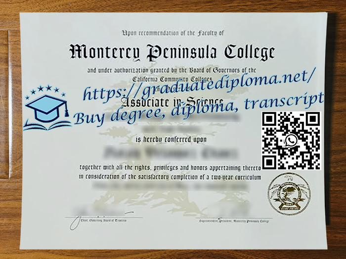 Monterey Peninsula College degree