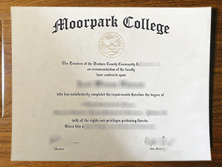 Moorpark College diploma