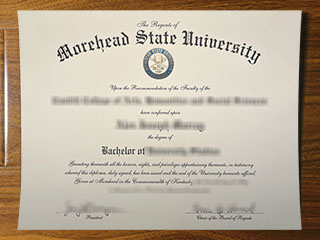 Morehead State University diploma
