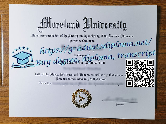 Moreland University degree
