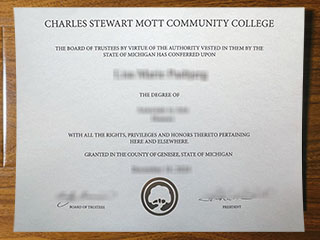Mott Community College d diploma