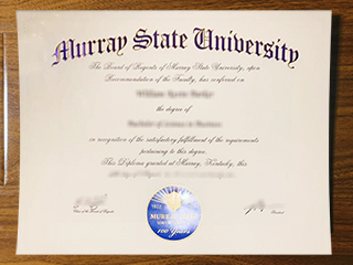 Murray State University diploma