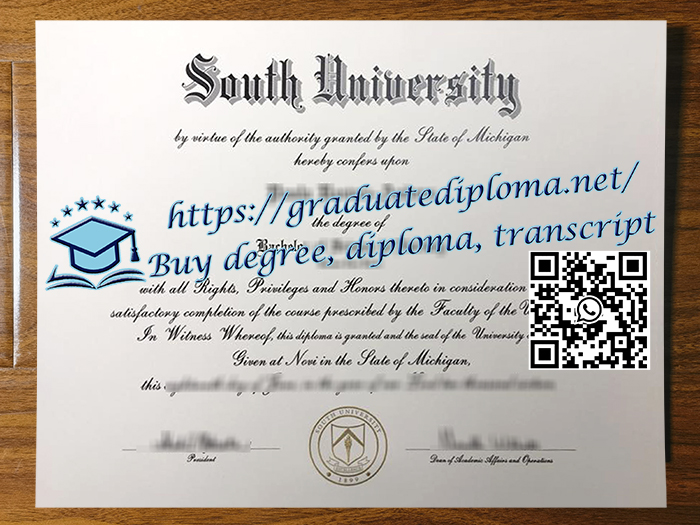 South University degree