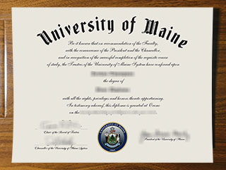 University of Maine diploma