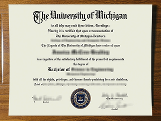 University of Michigan - Dearborn diploma