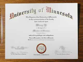 University of Minnesota diploma