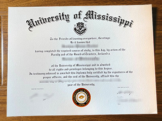 University of Mississippi diploma